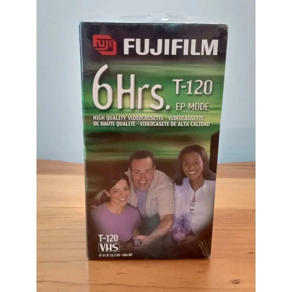 3 Fuji Film VHS‎ Blank Video Tapes 6 hours HQ 120 High Quality📼📼📼